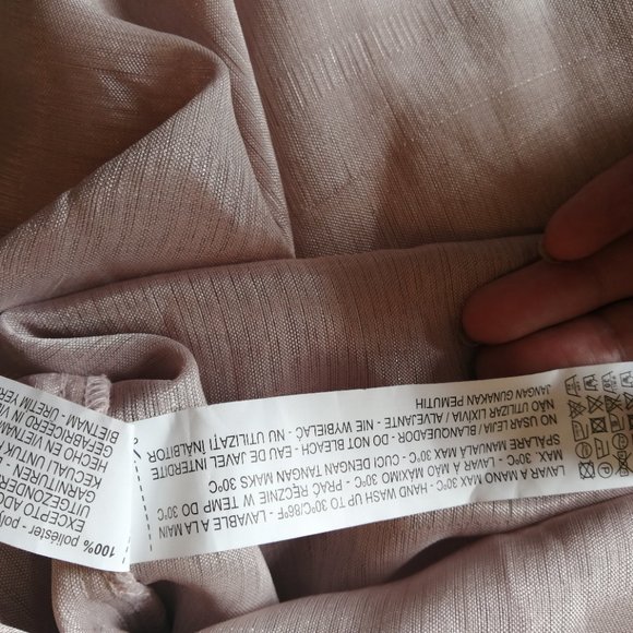 Rhinestone edged, long haired blouse - Picture 7 of 8